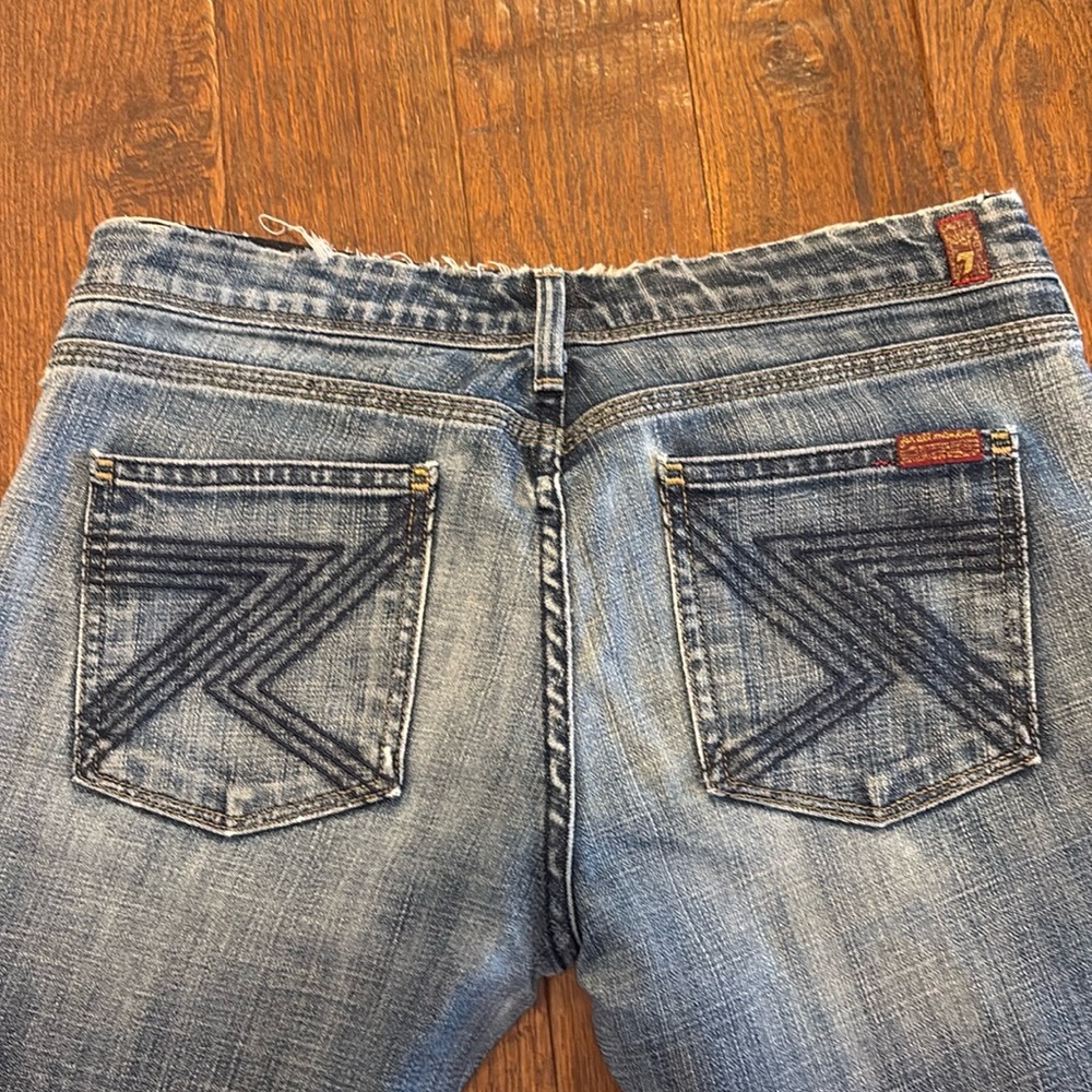 7 for all man kind jeans size 30 low rise